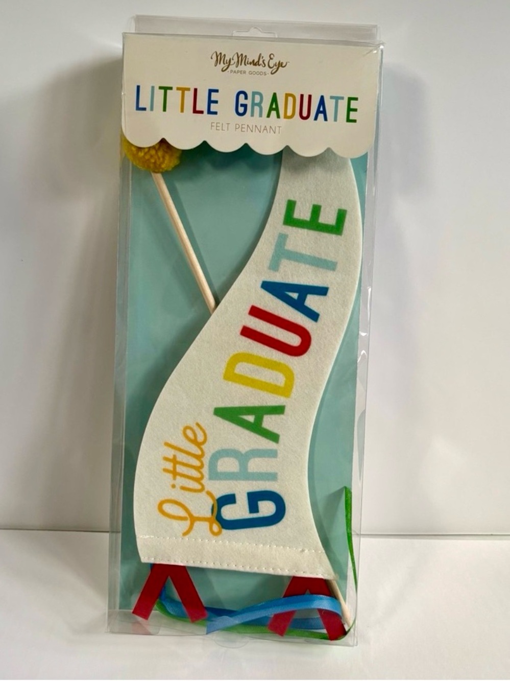 “Littlest Graduate” Felt Pennant Flag Brand New Photo Prop forToddler photos